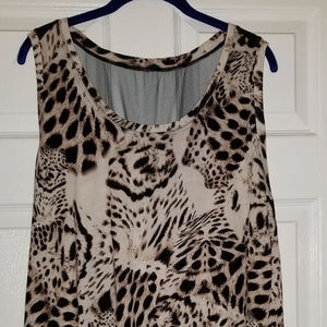 Jennifer Lopez Animal Print Blouse
